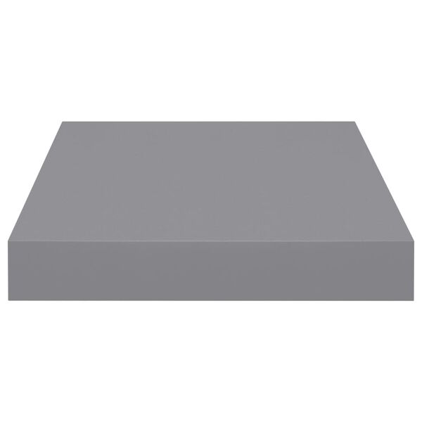 vidaXL Scaffale a Parete Grigio 23x23,5x3,8 cm in MDF