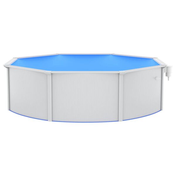 vidaXL Piscina con Pompa Filtro a Sabbia e Scaletta 460x120 cm