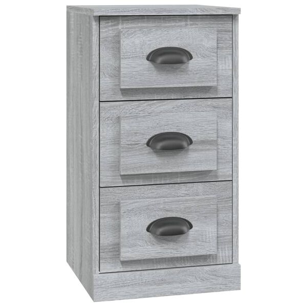 vidaXL Credenza Grigio Sonoma 36x35,5x67,5 cm in Legno Multistrato