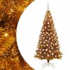 vidaXL Albero di Natale Oro 180 cm PET