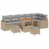 vidaXL Set Divano da Giardino 11 pz 7-Numero di posti