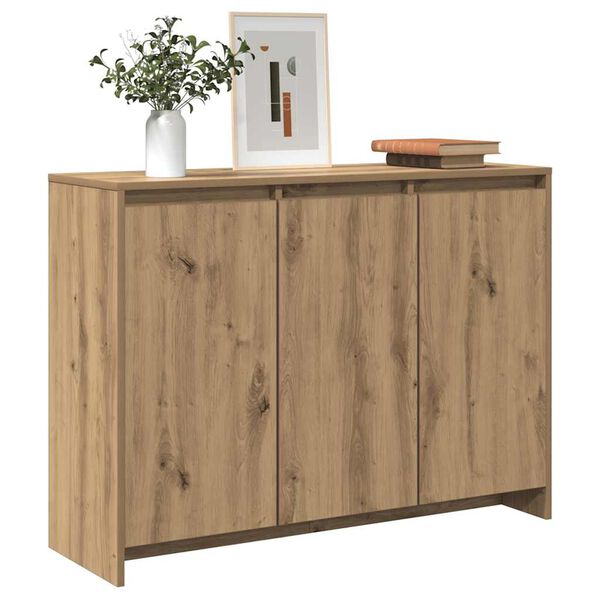 vidaXL Credenza Rovere Artigianale 102x35x70 cm in Truciolato