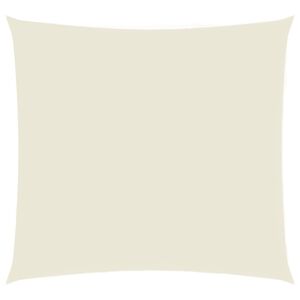 vidaXL Parasole a Vela Oxford Quadrato 3,6x3,6 m Crema