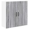 vidaXL Armadietto a muro LUCCA Grigio Sonoma 80 x 31 x 80 cm