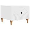 vidaXL Tavolino da salotto Bianco 49 x 50 x 40 cm Legno ingegnerizzato