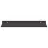 vidaXL Scaffale da parete 2 pcs Nero 40 x 17,5 x 2,5 cm