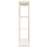 vidaXL Armadio Bianco 110x40x167 cm Metallo e Legno Multistrato