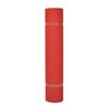 vidaXL Tappeto Tinta unita Rosso 1 x 24 m Tessuto