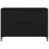 vidaXL Credenza Rovere Nero 104 x 35 x 70 cm Legno multistrato