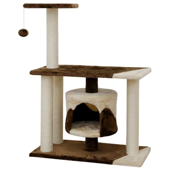 Kerbl Palo Tiragraffi per Gatti Jade Pro 96 cm Marrone e Beige