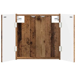 vidaXL Armadio per Dartboard DELFT Legno antico 52,5 x 10,5 x 53,5 cm