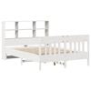 vidaXL Letto senza Materasso Bianco 120x190 cm Legno Massello di Pino