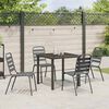 vidaXL Set da Pranzo per Giardino 5 pcs Antracite