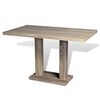 vidaXL Tavolo da Pranzo in MDF Imitazione Rovere