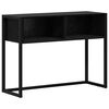 vidaXL Tavolino Rovere Nero 100 x 36 x 75 cm Legno ingegnerizzato