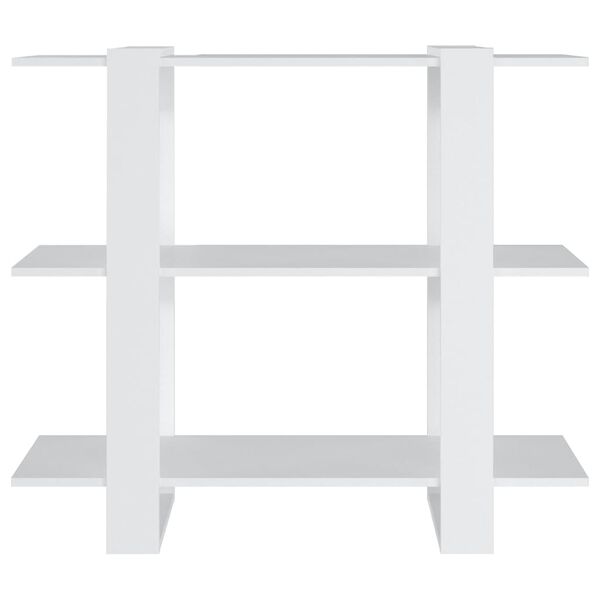 vidaXL Libreria/Divisorio Bianco 100x30x87 cm