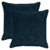 vidaXL Federa 2 pz HOUTEN Blu navy 80 x 80 cm