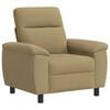 vidaXL Divano Marrone Chiaro 95 x 90 x 95 cm Tessuto