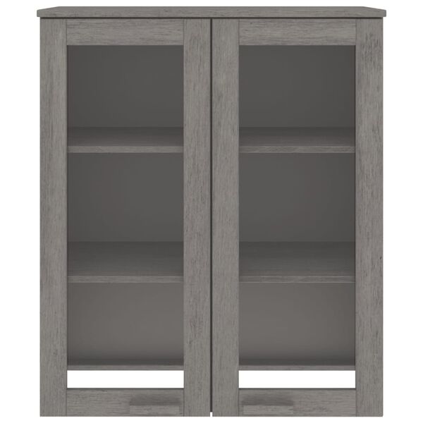 vidaXL Scaffale per Credenza Grigio Chiaro 85x35x100 cm Legno di Pino