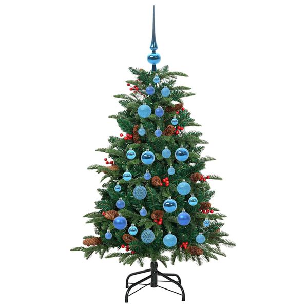 vidaXL Albero di Natale artificiale con 150 LED Verde 120 cm