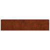 vidaXL Fioriera Rialzata da Giardino 360x40x80 cm in Acciaio Corten