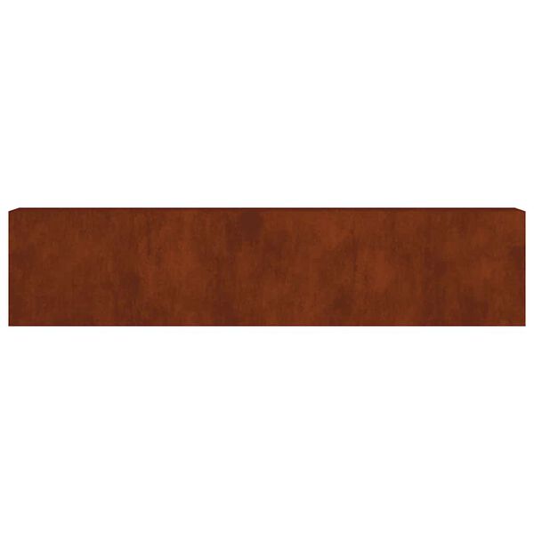 vidaXL Fioriera Rialzata da Giardino 360x40x80 cm in Acciaio Corten