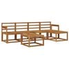vidaXL Set di divani da esterno 6 pcs Naturale