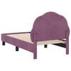 vidaXL Struttura letto per bambini con testata Viola 70 x 140 cm