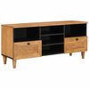 vidaXL Mobile TV con cassetto 100 x 33 x 46 cm Legno di mango massello