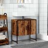 vidaXL Mobile Lavabo Bagno Legno Antico 60x33x60 cm Legno Multistrato