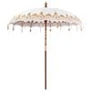 vidaXL Parasol Balinese Crema 215 x 215 x 260 cm