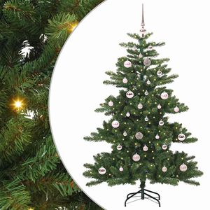 vidaXL Albero di Natale Artificiale con Rami Pieghevoli Verde 150 cm