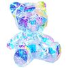 vidaXL Orso a LED prismatico iridescente Multicolore 32 x 28 x 38 cm