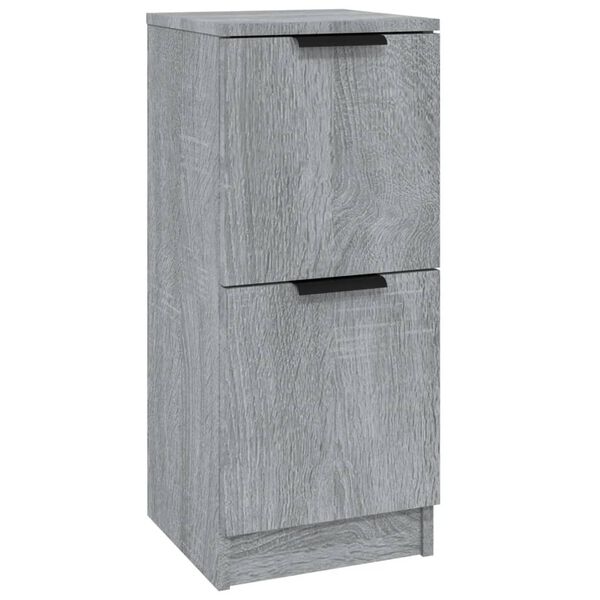 vidaXL Credenza Grigio Sonoma 30x30x70 cm in Legno Multistrato