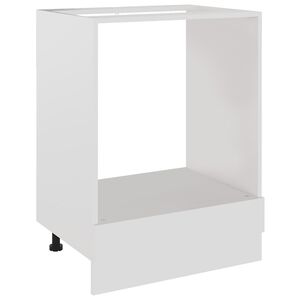 vidaXL Armadio per Forno “Riga” Bianco 60x46x81,5 cm