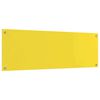 vidaXL Rivestimento da Cucina 2 pcs Giallo 120 x 40 cm vetro temperato