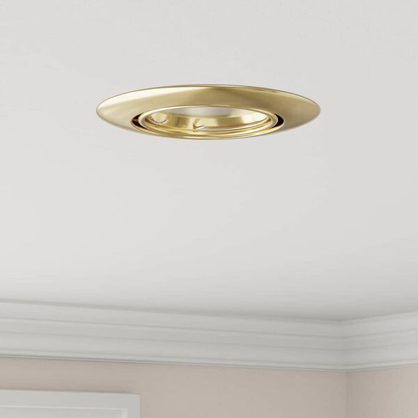 vidaXL Spotlight 12 pcs Oro 9 x 9 x 2.5 cm Metallo