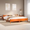 vidaXL Letto senza Materasso Marrone Cera 180x200 cm in Legno di Pino