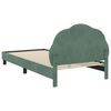 vidaXL Struttura letto bambini con testata Verde Mare 80 x 200 cm