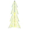vidaXL Albero di Natale con 100 LED Bianco caldo 120 cm PET
