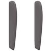 vidaXL Orecchia della Testata Grigio Sfumato 80 x 23 x 6 cm PVC