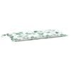 vidaXL Cuscino per Panca a Foglie 100x50x7 cm in Tessuto Oxford