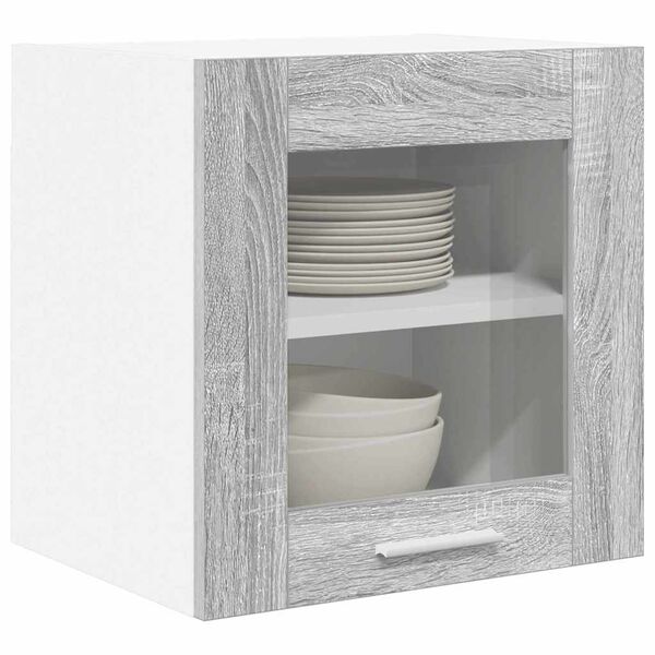 vidaXL Armadio pensile Grigio Sonoma 40 x 31 x 40 cm Legno multistrato