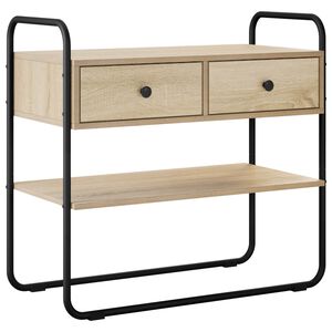 vidaXL Tavolo consolle Rovere Sonoma 80 x 40 x 75 cm