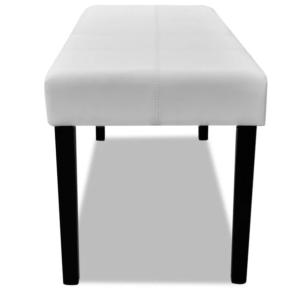 vidaXL Panchina in Pelle Artificiale Bianca