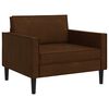vidaXL Poltrona XL Marrone Pelle Scamosciata Sintetica