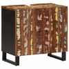 vidaXL Mobile Lavabo 62x33x58 cm Legno Massello Recupero e Multistrato