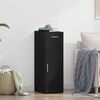 vidaXL Credenza con cassetto Rovere Nero 30 x 42,5 x 93 cm