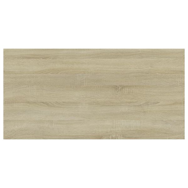 vidaXL Ripiani per Libreria 8pz Rovere Sonoma 60x30x1,5cm Multistrato