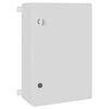 vidaXL Armadio di Controllo Grigio 47 x 20 x 50 cm Plastica ABS